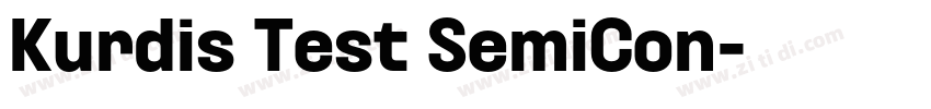 Kurdis Test SemiCon字体转换
